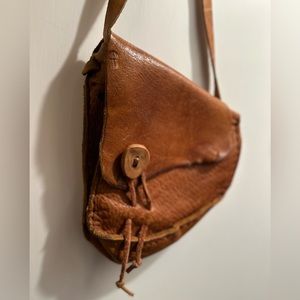 One of a kind, handmade leather purse